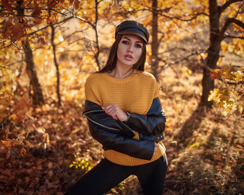 fall, women, women outdoors, Sergey Sorokin fall, women, women outdoors, Sergey Sorokin