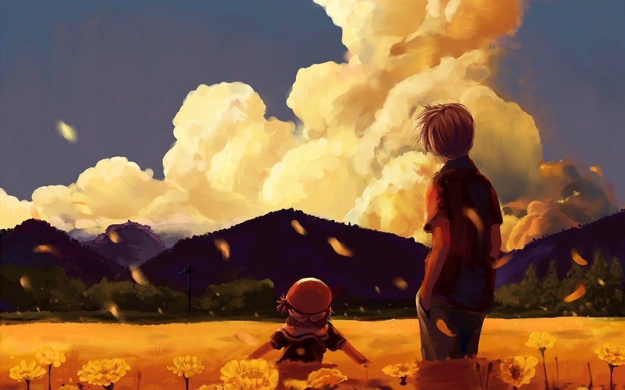 Bakgrundsbilder 1280x800 Px Clannad Efter Story 1280x800 Goodfon Bakgrundsbilder Gratis Wallhere