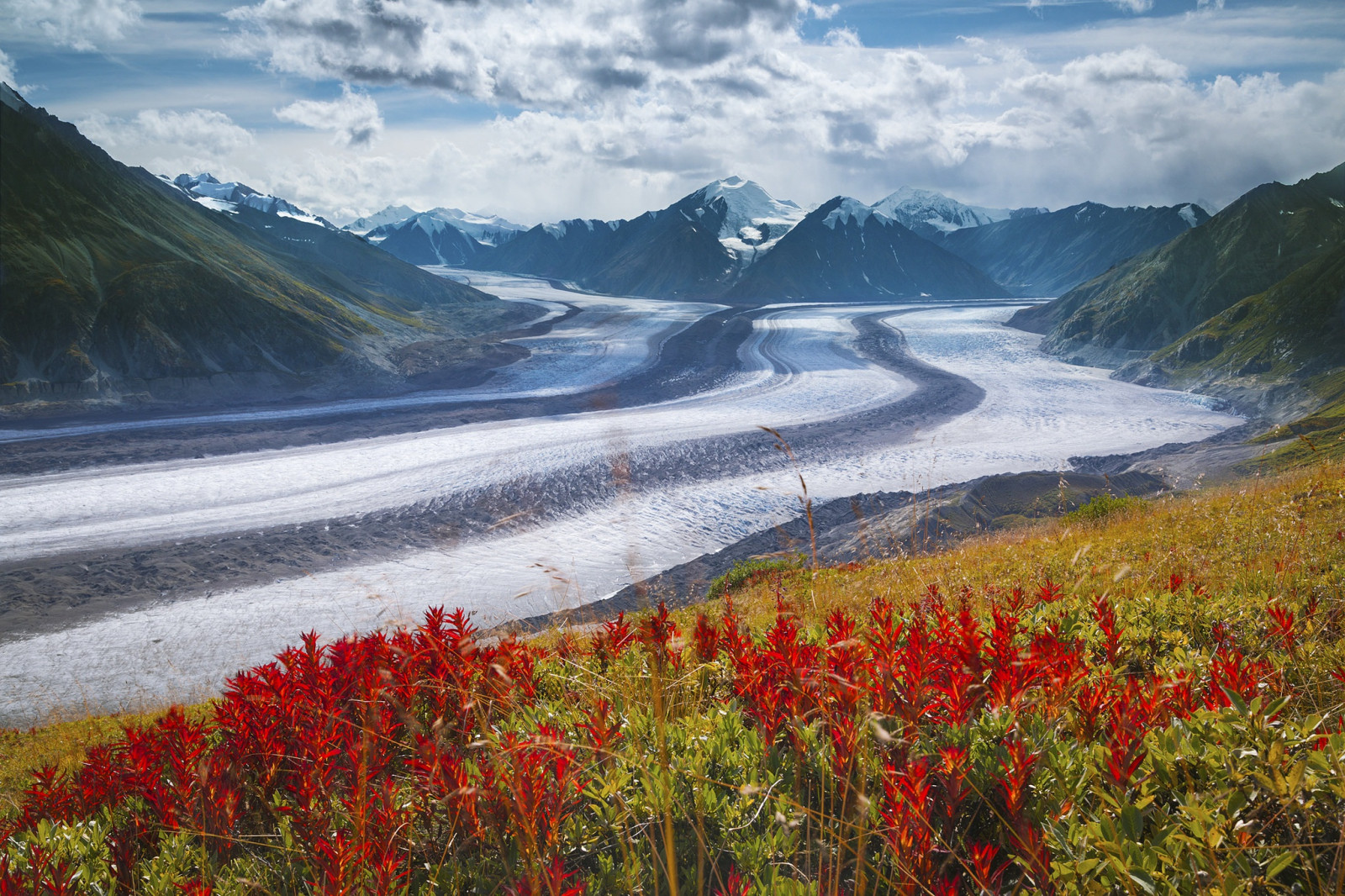 2048x1365 px, Канада, Ледники, Kaskawulsh Glacier, пейзаж, природа
