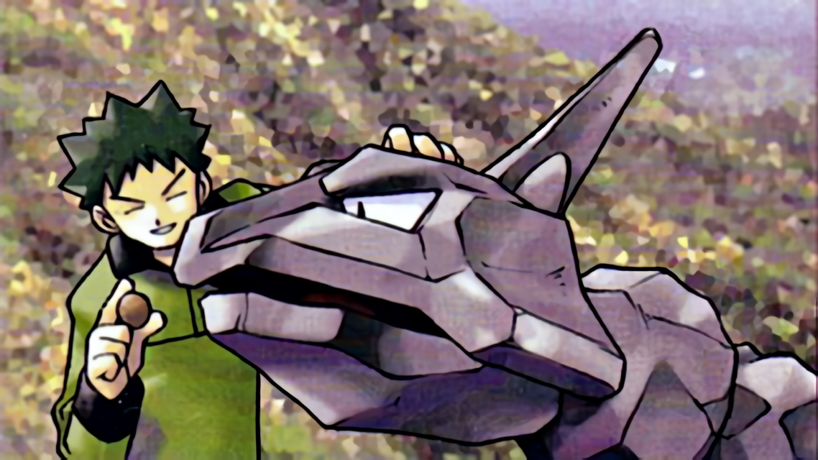 Ken Sugimori, retro hry, Pokemon První generace, Brock Pokemon, waifu2x