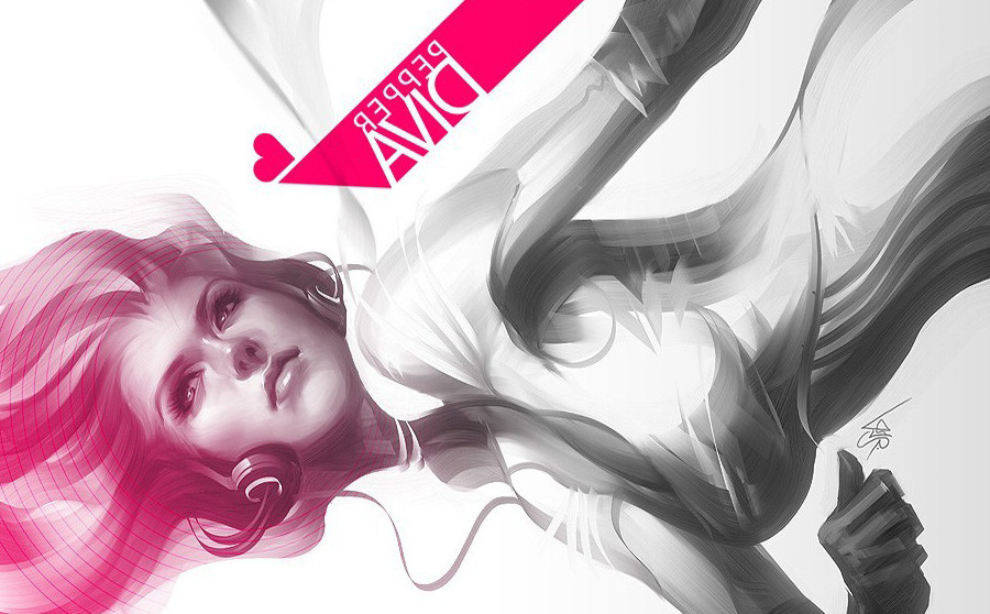 Fond Décran Illustration Cheveux Longs Anime Ouvrages