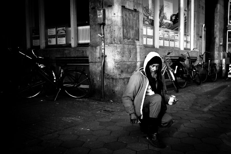 bílý, Černá, fotografie, Černý a bílý, ulice, infrastruktura