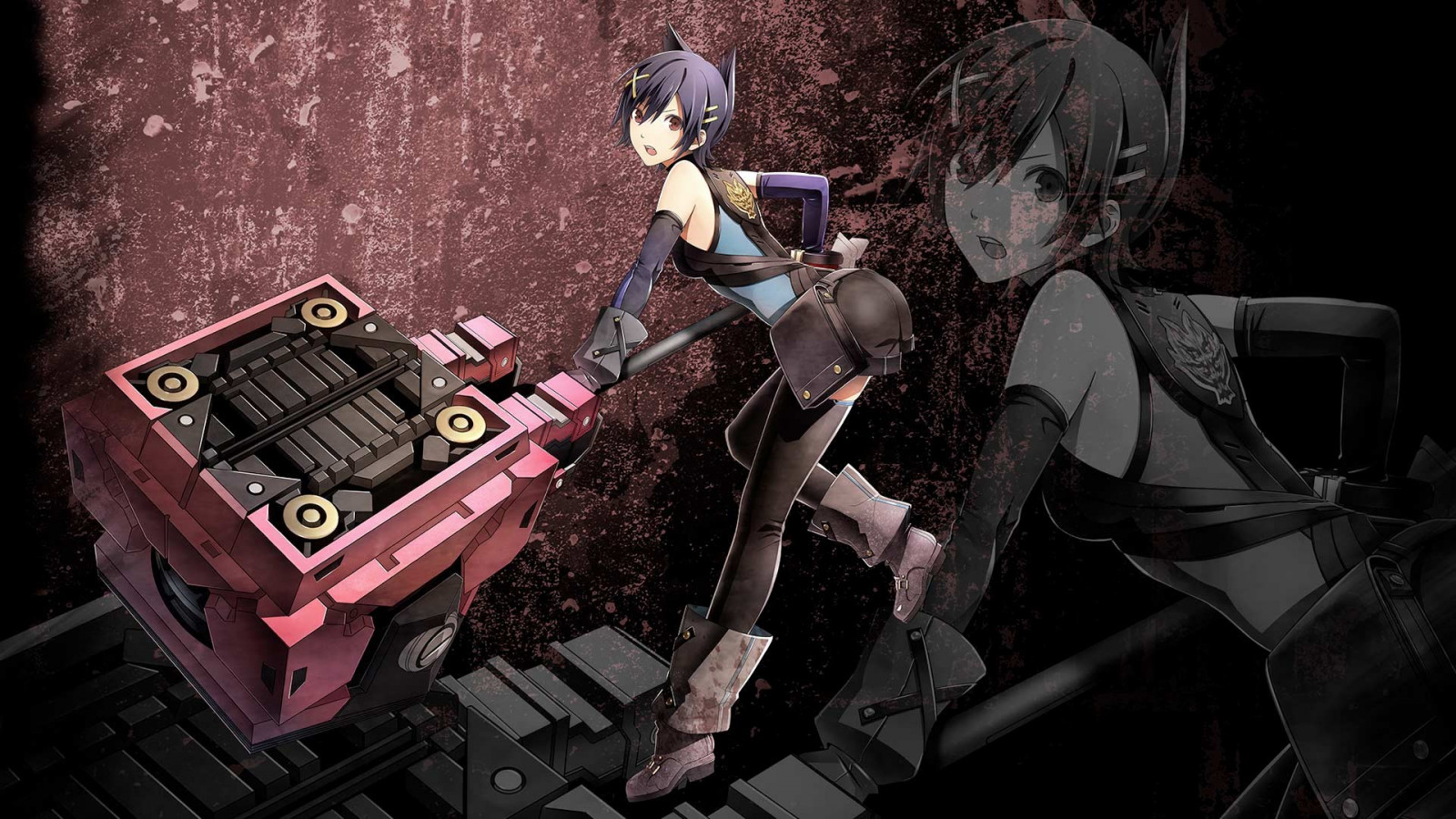 Gods Eater Burst, Kouzuki Nana, ciemność, zrzut ekranu