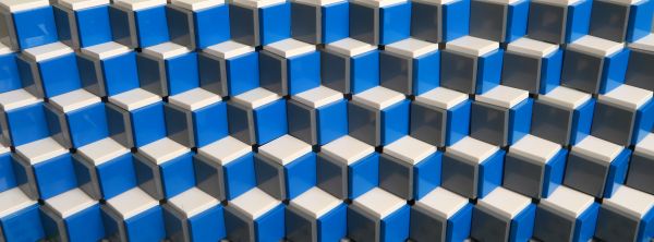 LEGO,symmetry,blue,cube,steel,pattern
