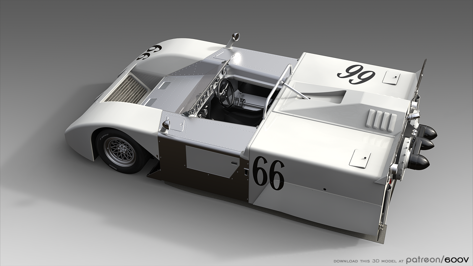 Rennautos, Auto, Fahrzeug, altes Auto, Sportwagen, maßstabgetreues Modell, 600v, Chaparral, 2J, Landfahrzeug, Rennauto, Automobil machen, Modellauto, Luxusfahrzeug, Freilaufwagen