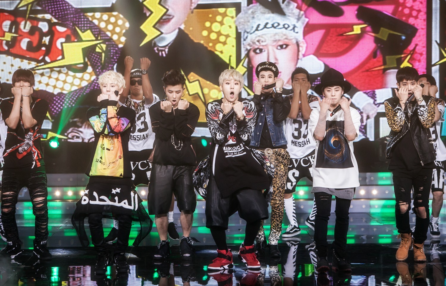 muži, sportovní, korejština, B, Blockb, Zico, Jaehyo, Taeil, Park Kyung, představení, p, Ó, bombardovat, u, kwon, 1500x962 px