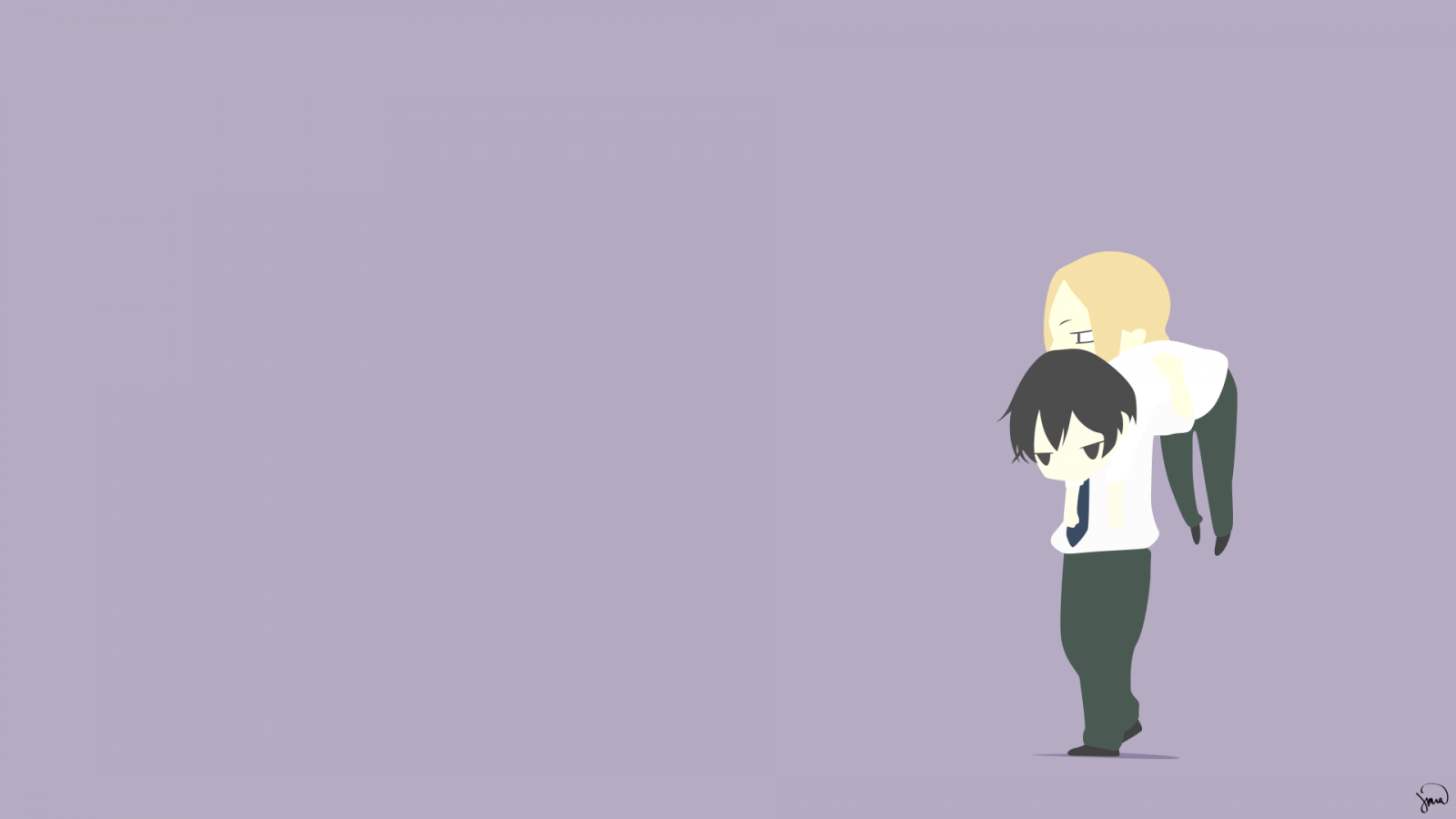 ilustrace, text, kreslená pohádka, značka, Tanaka kun wa Itsumo Kedaruge, Tanaka, Ohta, ruka, prst