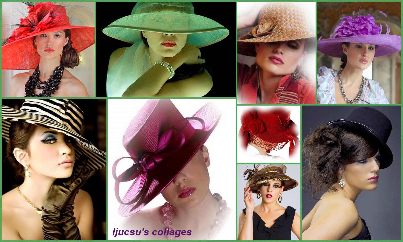 Wallpaper : face, collage, hat, pink, clothing, head, color, cap