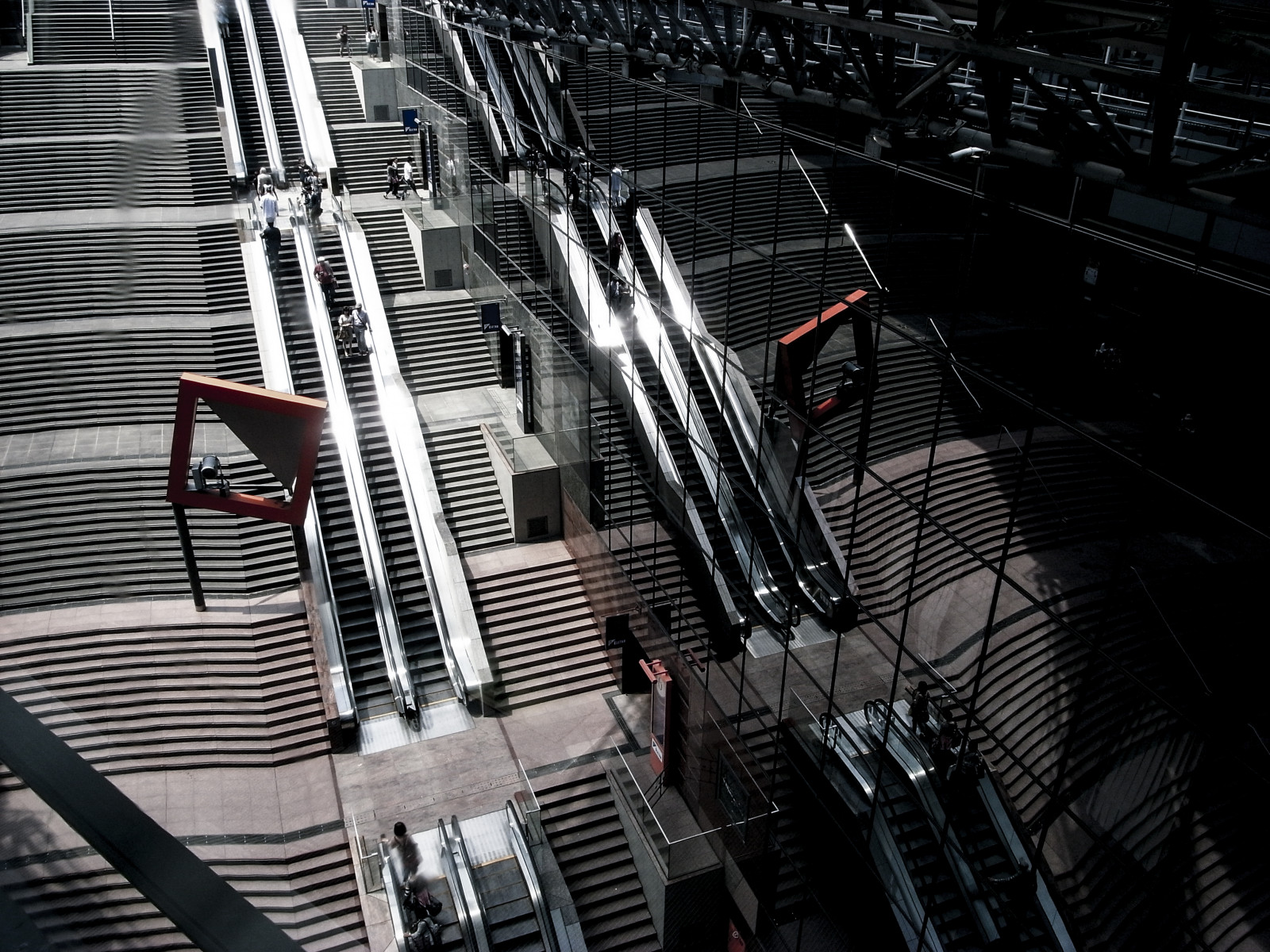 město, architektura, budova, mrakodrap, ocel, kov, schody, metropole, struktura, úhel, čára, ricoh, GRD, fasáda, urban area, Metropolitní oblast, grd2, grdigital2, Kyotostation