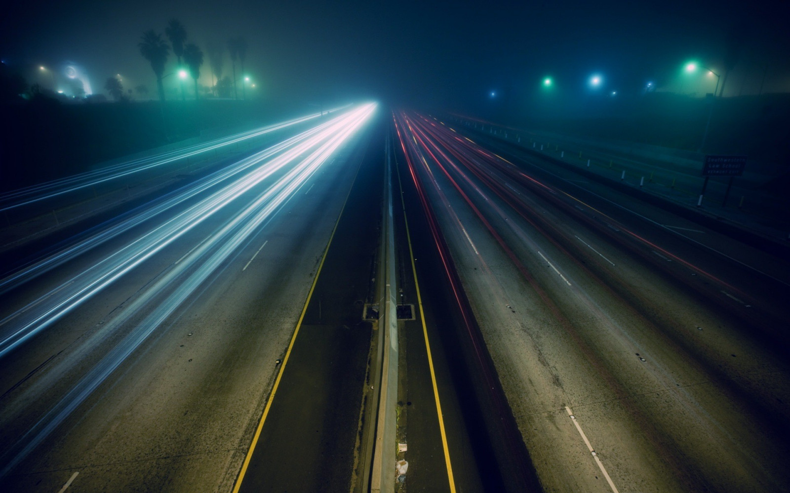 luce del sole, luci, strada luce, notte, strada, l'esposizione a lungo, orizzonte, traffico, atmosfera, autostrada, infrastruttura, leggero, nebbia, linea, oscurità, fenomeno atmosferico