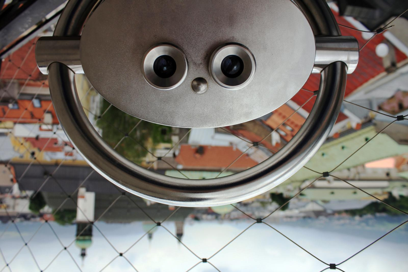 Wallpaper smile, Austria, upsidedown, humor, clocktower, innsbruck