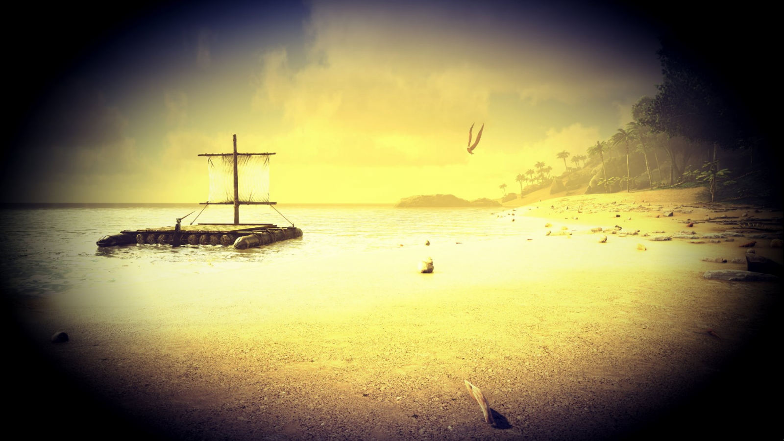 slunečnímu záření, videohry, západ slunce, moře, noc, odraz, nebe, svítání, večer, ráno, slunce, měsíční svit, horizont, Přežití archy se vyvinulo, atmosféra, archa, soumrak, světlo, mrak, svítání, oceán, vlna, tma, astronomický objekt