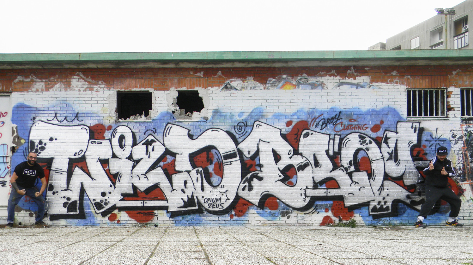Napoli, grafiti, pouliční umění, nástěnná malba, Zeus, opium, UMĚNÍ, tričko, Broy, broyclothing, wildboys