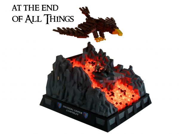 rings,LEGO,castle,night,king,eagle
