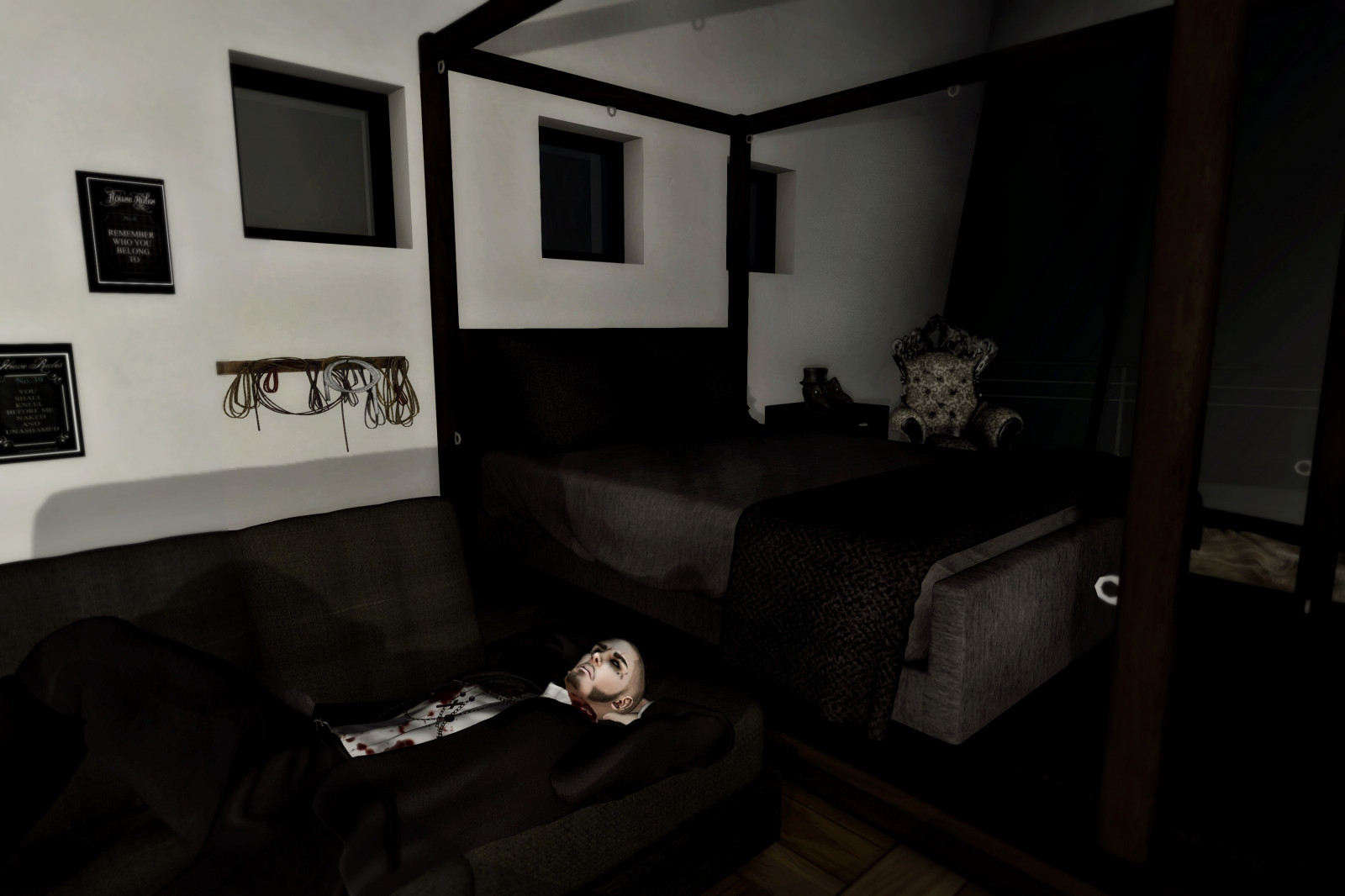 SL, druhý život, styl, Secondlifemaleblog, Theprojectgod, Sociopath, Deadpool, dictatorshop, neortodoxní, Xplicit, páteř, inhalovat, gb, Gabriel, zjevení, BDSM, DS