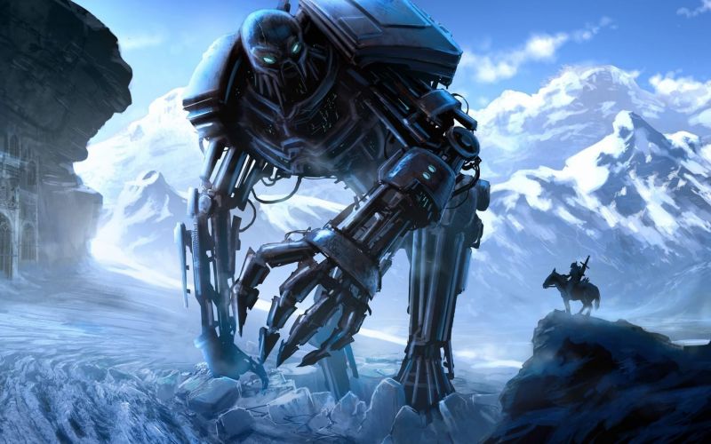fantasy art, anime, winter, screenshot, ice, 1920x1200 px fantasy art, anime, winter, screenshot, ice, 1920x1200 px