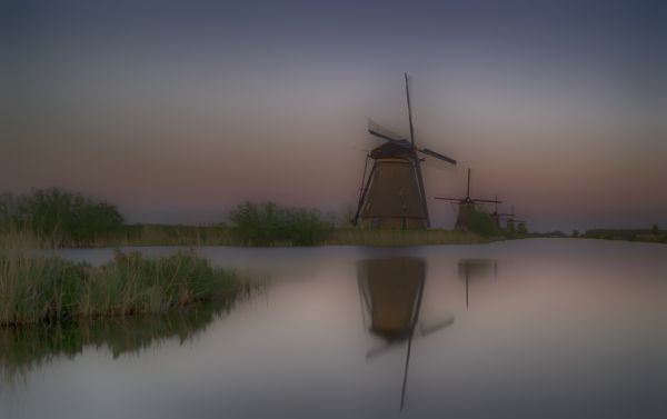 landscape,sunset,water,building,reflection,sky