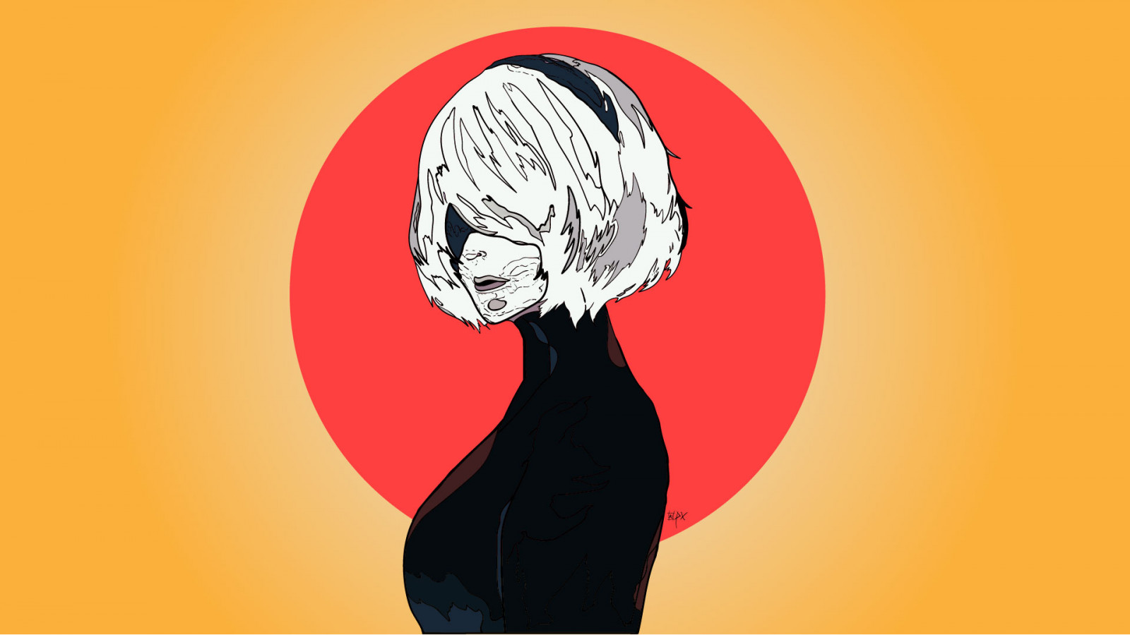 Nier, Nier Automata, 2B, kunstværk