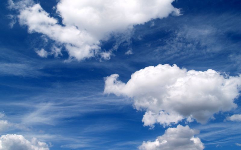 sollys, himmel, blå, horisont, atmosfære, Sky