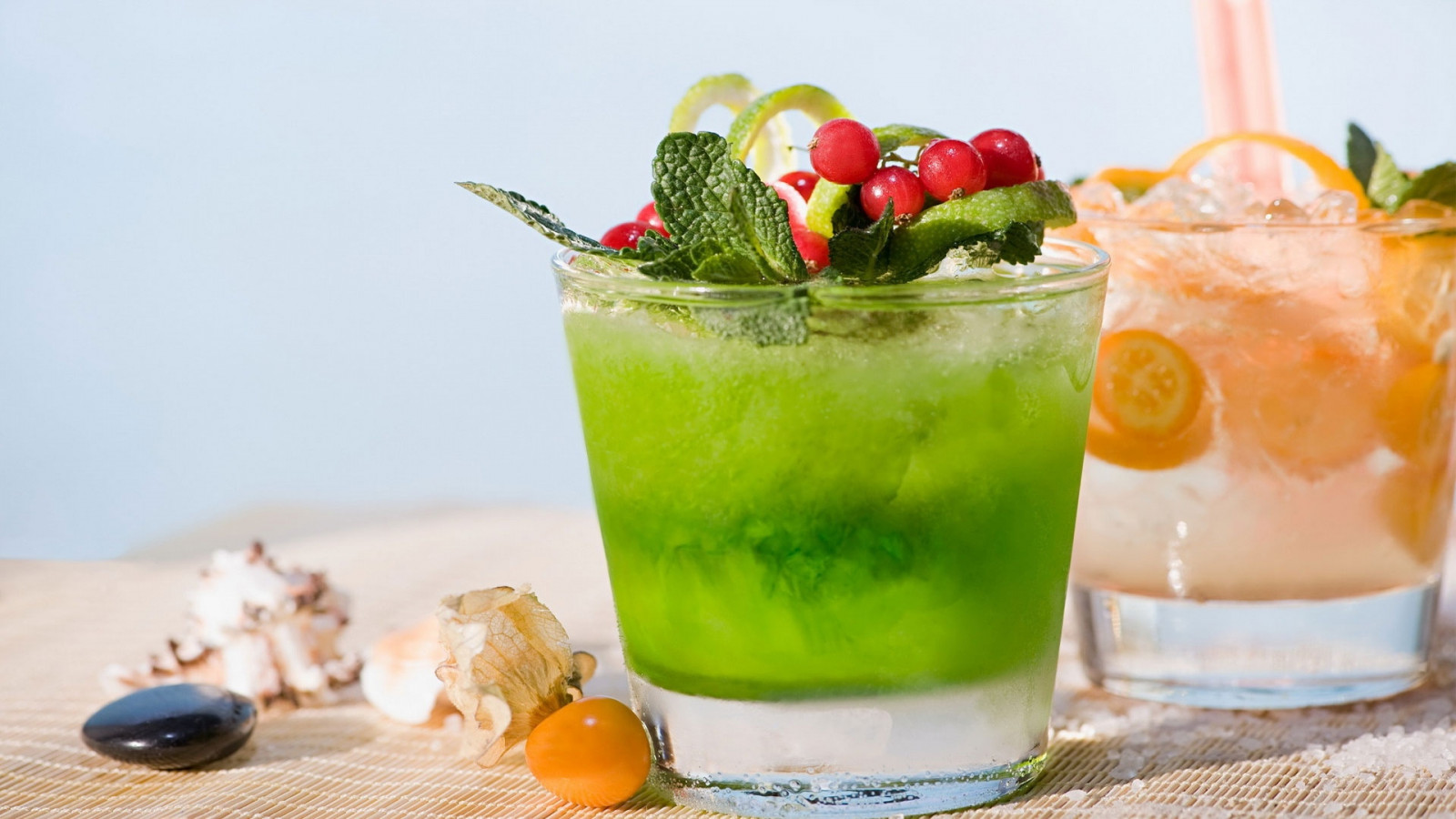 cibo, spiaggia, bere, frutti di bosco, frullato, cocktail, rinfrescante, Mojito, cocktail, produrre, Bevanda alcolica, mint Julep, Mai Tai, cockleshell, bevanda non alcolica, Caipirinha, spremuta di lime
