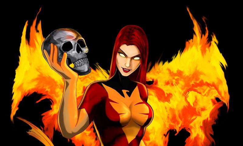 illustration, fantasy art, anime, artwork, Marvel Comics, skull illustration, fantasy art, anime, artwork, Marvel Comics, skull