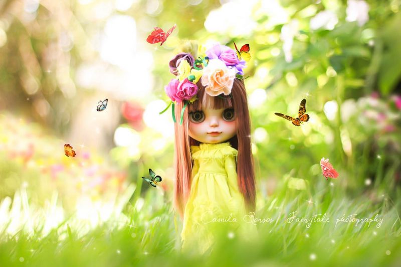 tráva, šaty, zelená, Hračka, jaro, neon