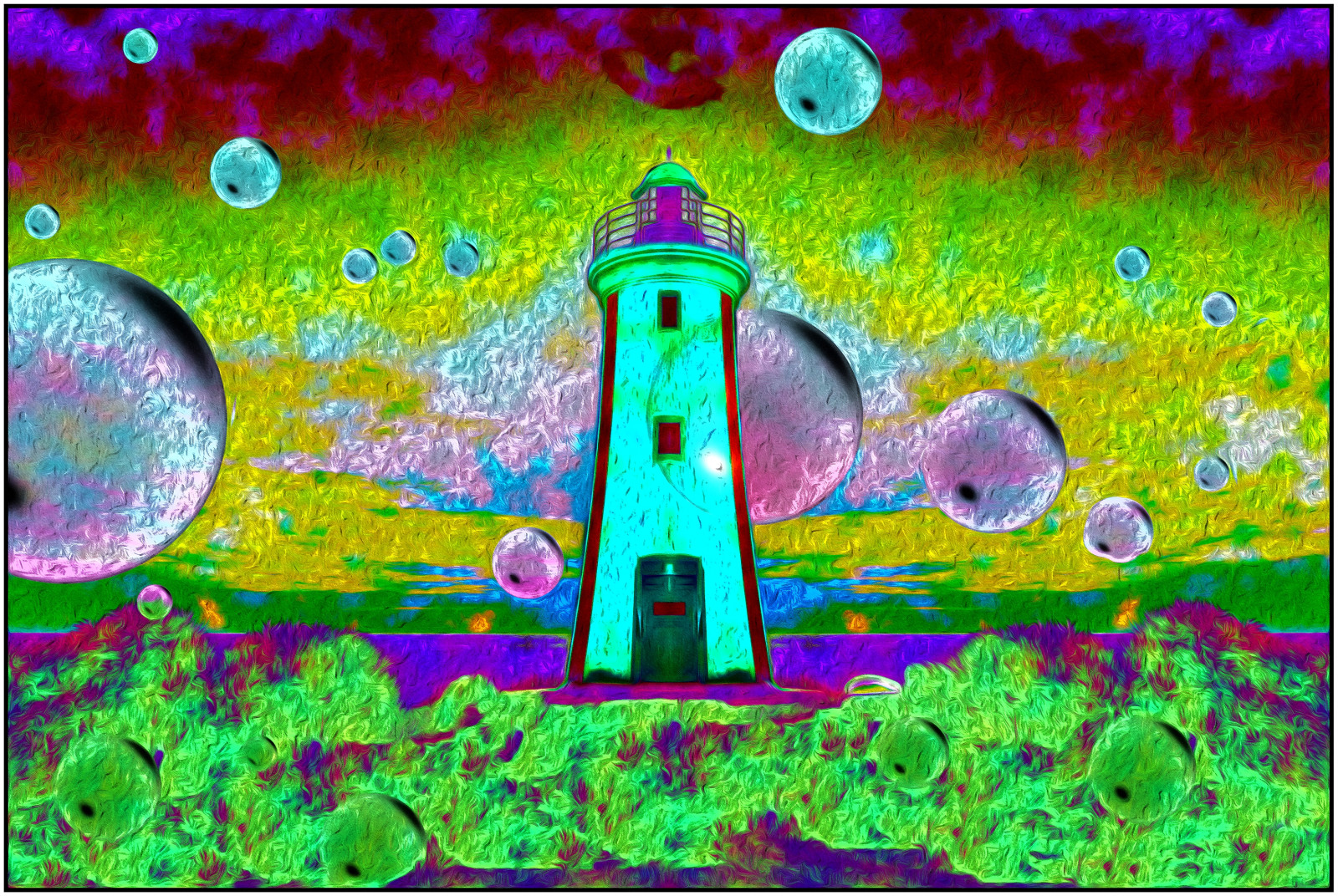 Wallpaper illustration, Australia, Tasmania, ART, vibrant, colour