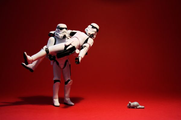 Toy,actionfigure,starwars,mouse,fear,stormtroopers