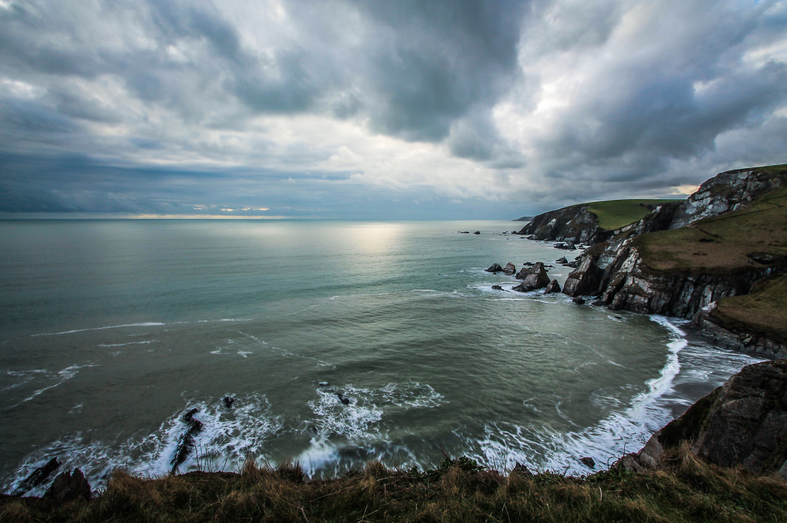 Wellen Cliffs Hintergrundbilder : Vereinigtes Königreich, Meer, Cliff, Wolke ...