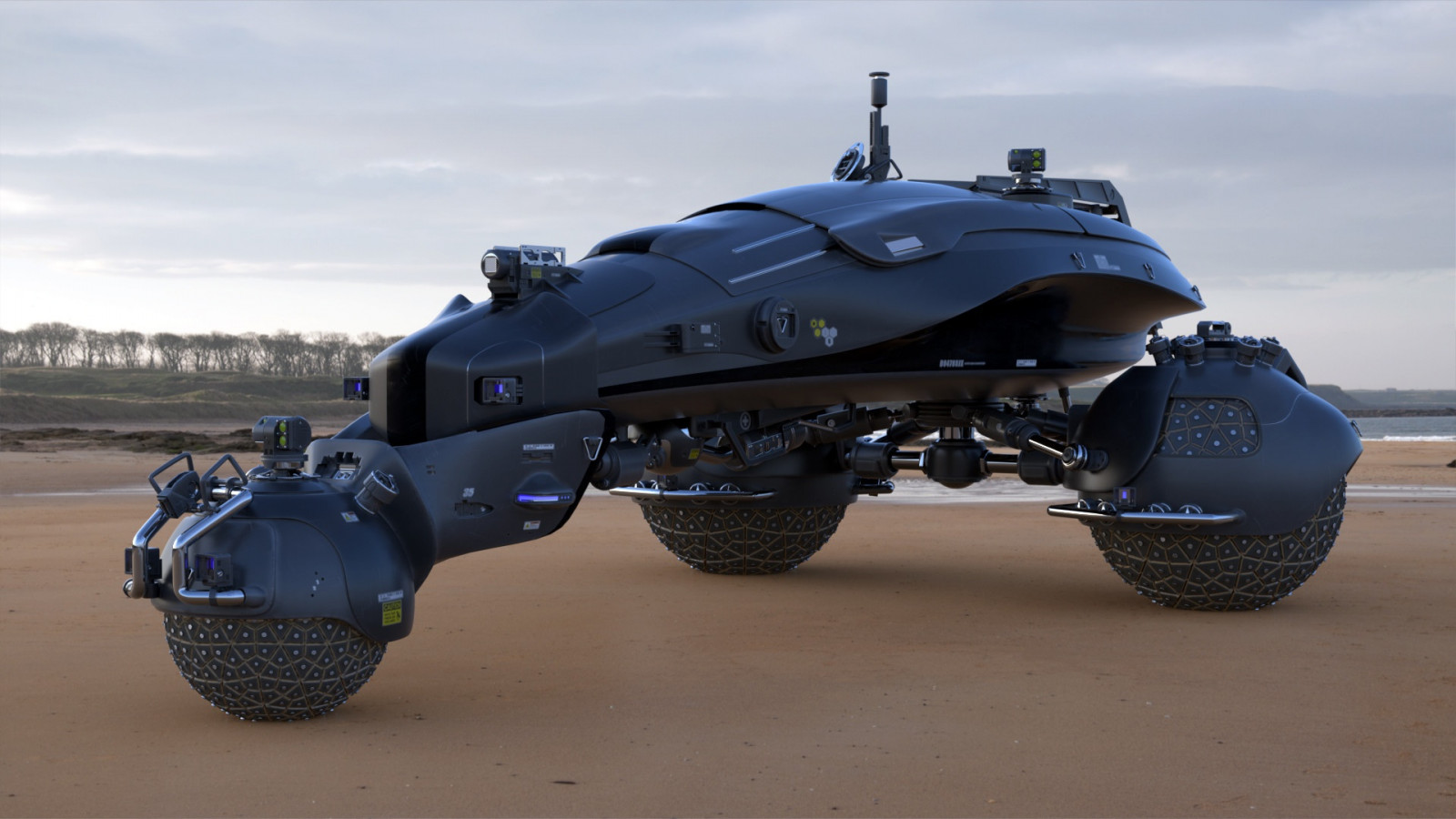 vozidlo, sci-fi, CGI, futuristický, auto