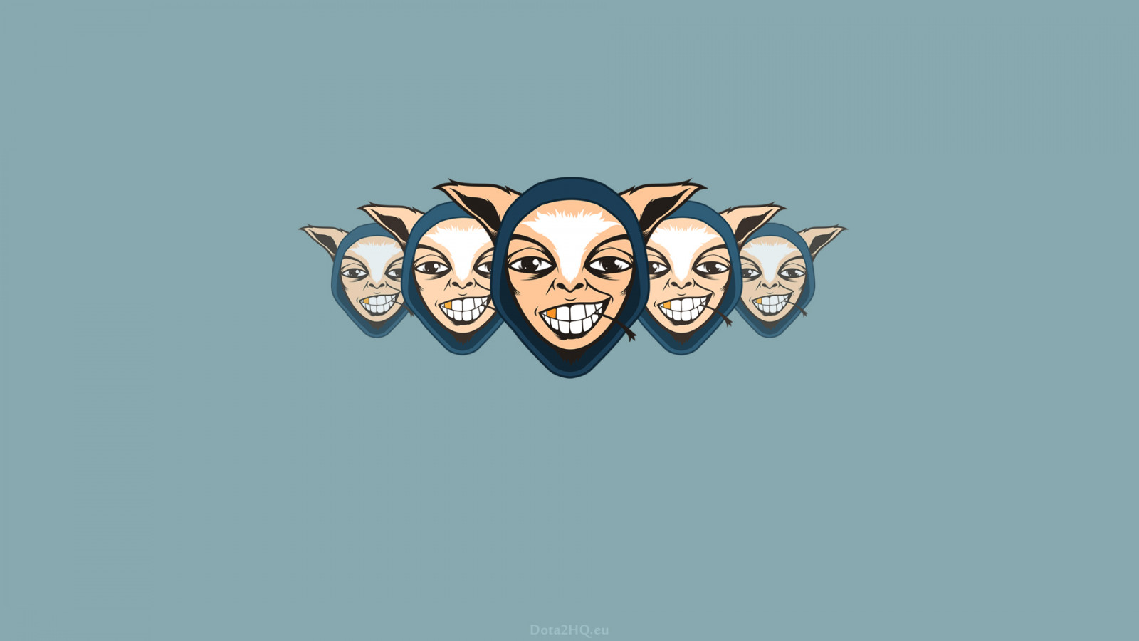 ilustrace, text, logo, kreslená pohádka, Dota 2, meepo, UMĚNÍ, křídlo, font