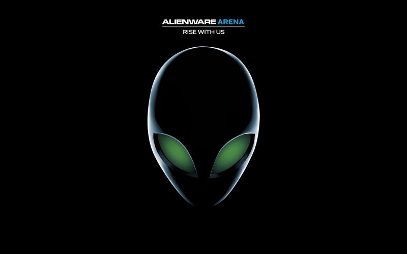 logo, Alienware, screenshot, szem, háttérképként, emberi test