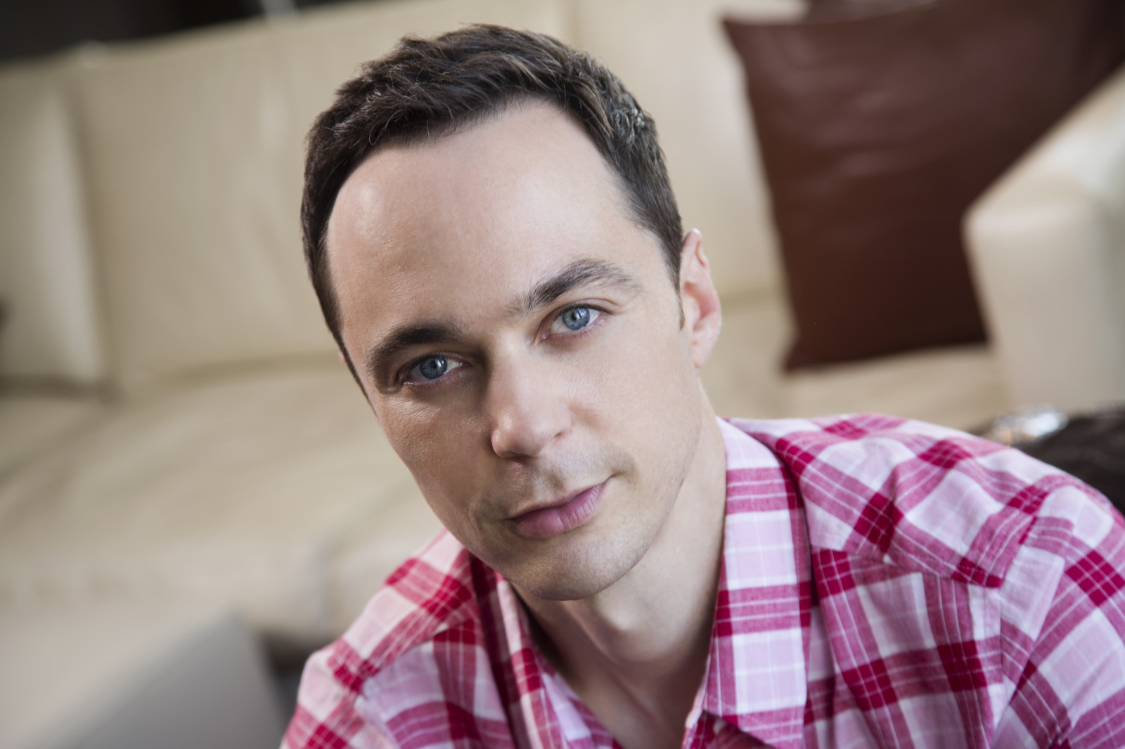 Papel De Parede Jim Parsons Ator Cara Sorrir Camisa 5121x3414