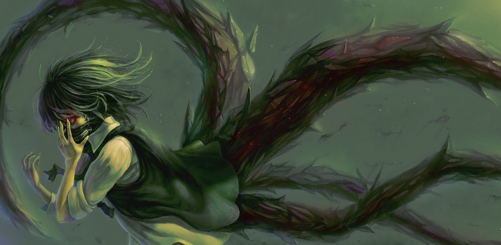 Wallpaper : gambar, ilustrasi, anime, Kaneki Ken, Tokyo Ghoul, SENI