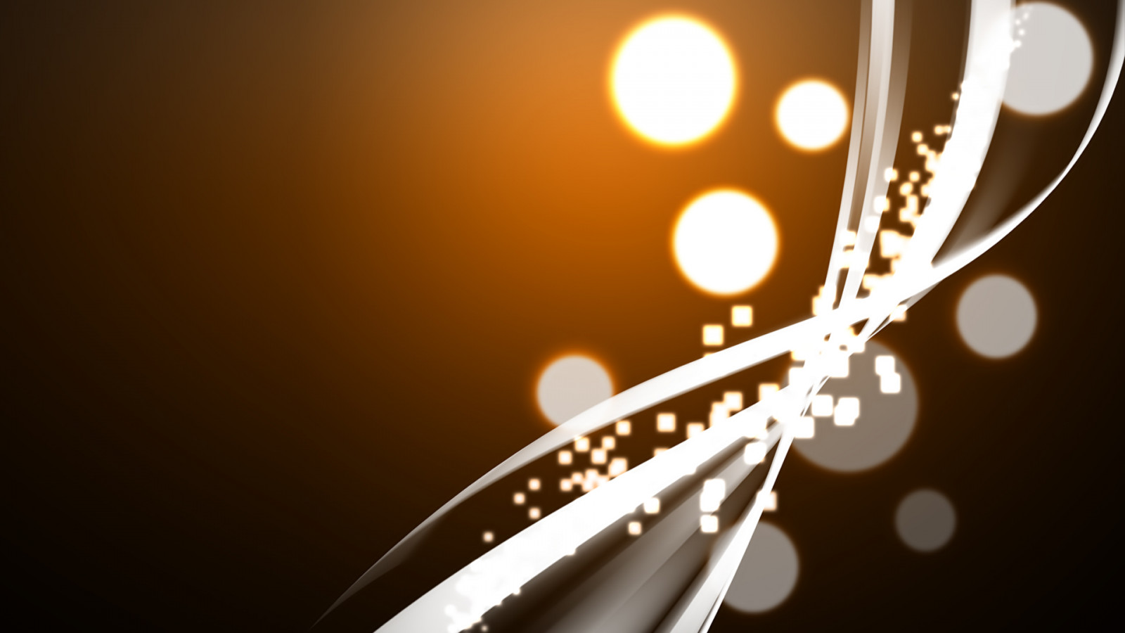 absztrakt, 3D Abstract, bokeh, narancs, vonalak