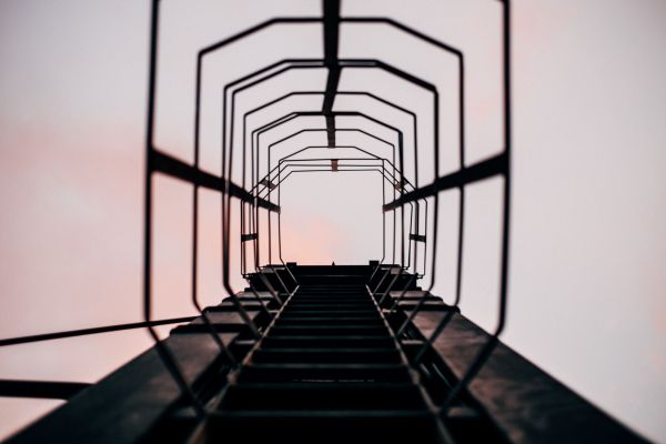 architecture,sky,black,symmetry,stairs,interior design