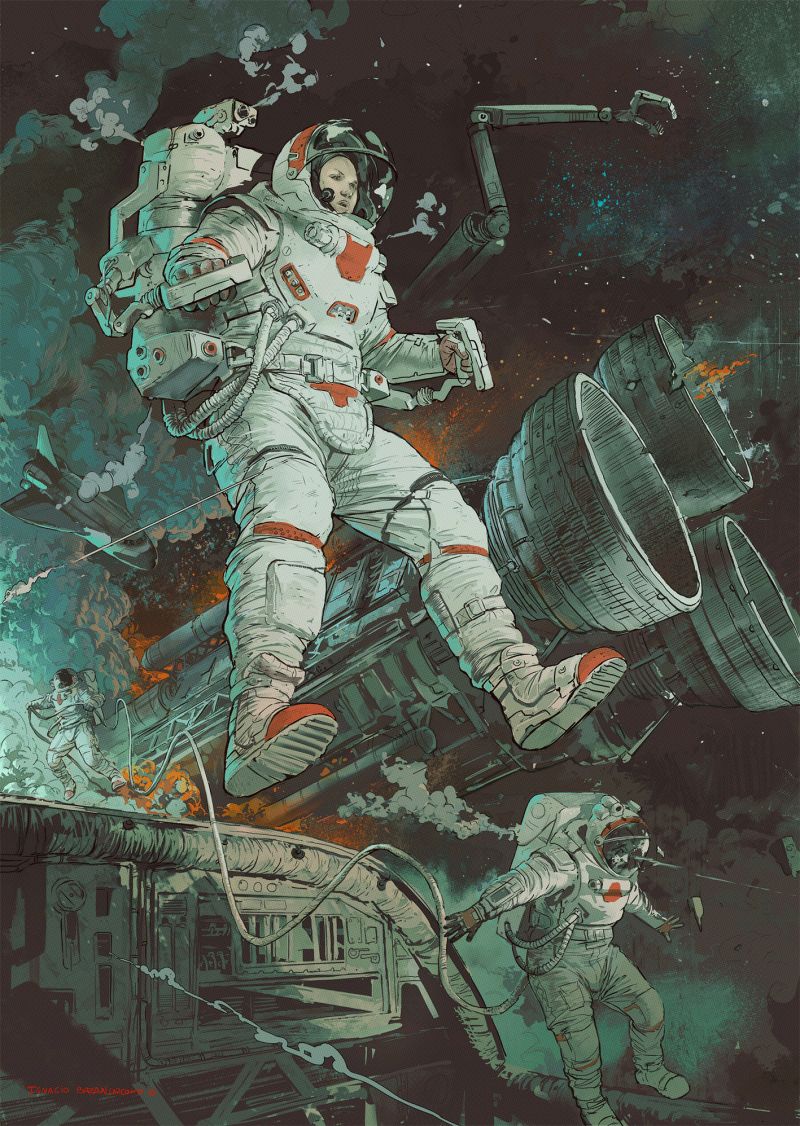 avaruusalus,astronautti,räjähdys,tila,tähdet