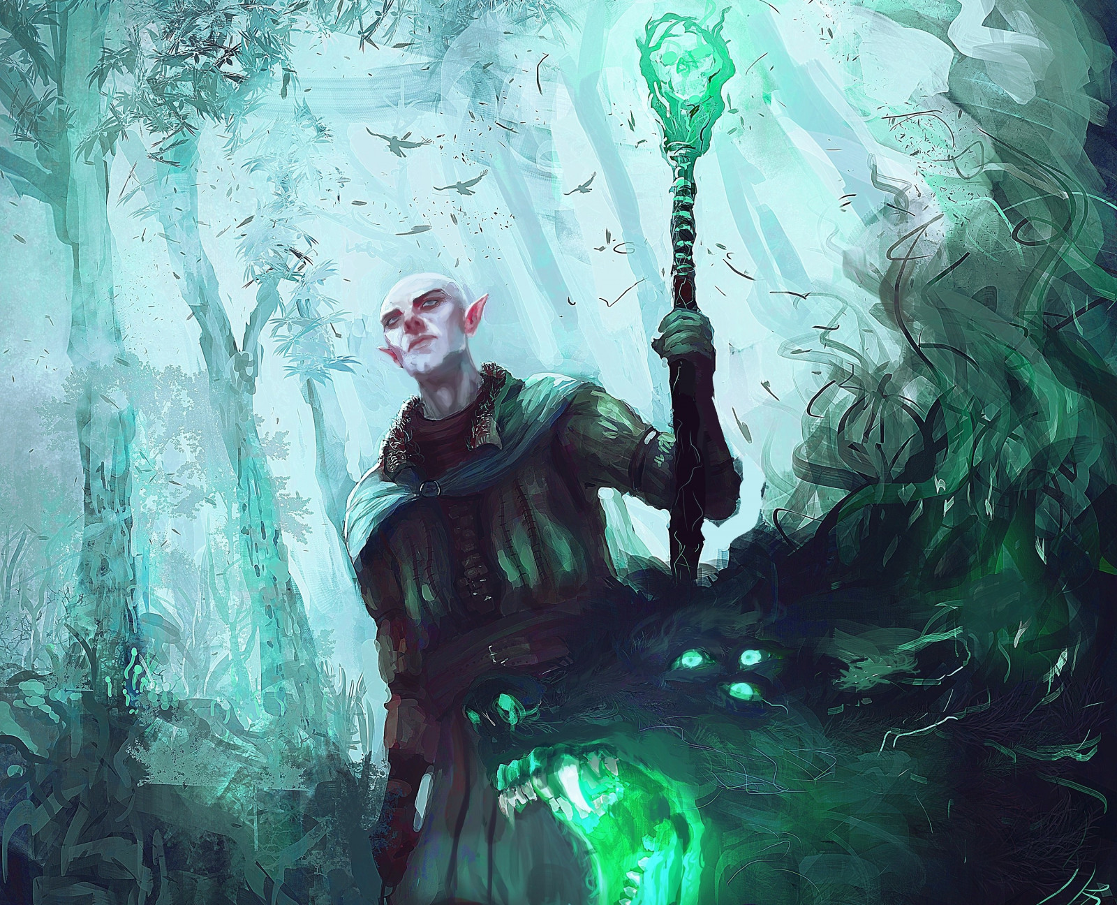 ilustrace, videohry, umělecká díla, Dragon Age Inquisition, SOLAS, Snímek obrazovky, 3000x2431 px