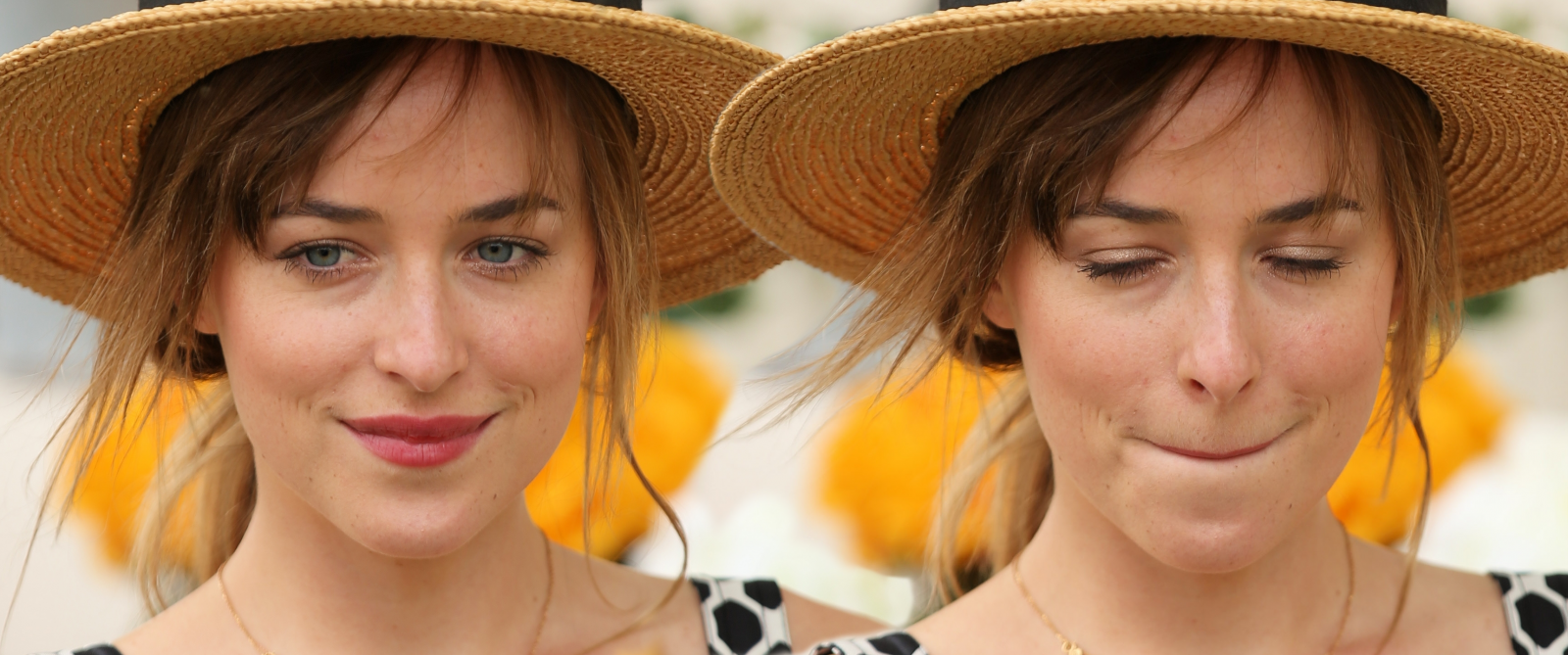 Dakota Johnson, คนดัง, หมวกฟาง