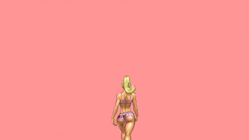 rysunek,blond,Bimbofetyzm