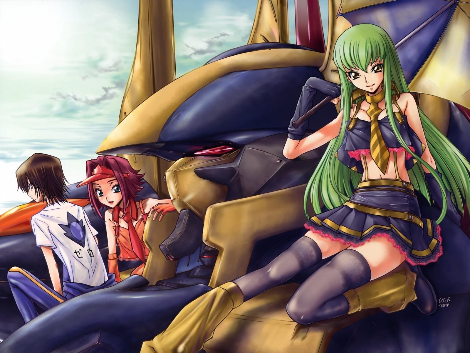 Wallpaper : Code Geass, girl, cute, robot, smile 1600x1200 - goodfon ...