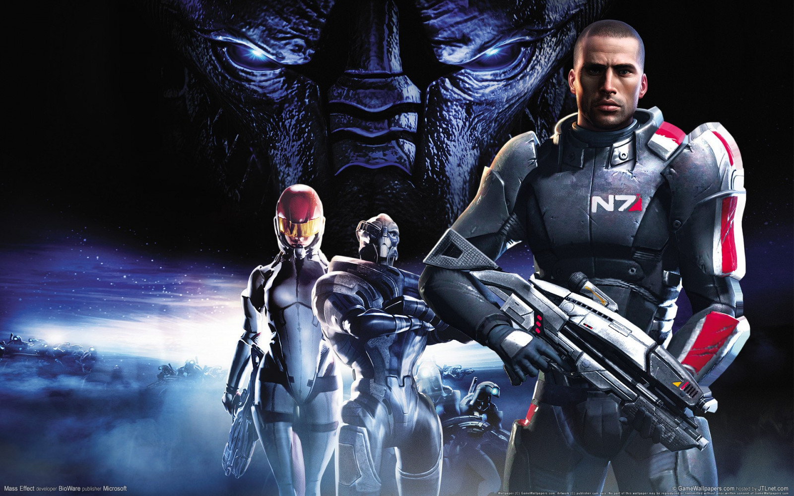 1920x1200 px, Ashley Williams, velitel Shepard, Garrus Vakarian, Hromadný efekt