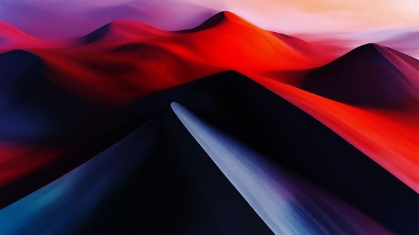 abstract,3D Abstract,illustration,dark background,gradient,Blender