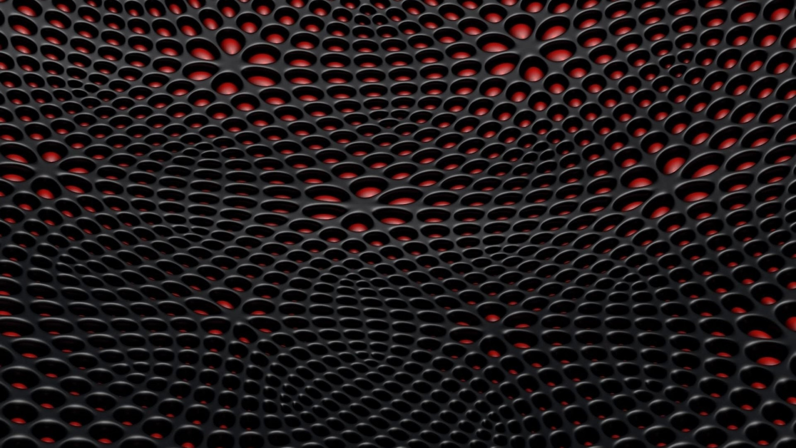 nero, arte digitale, astratto, 3D, minimalismo, rosso, simmetria, modello, struttura, cerchio, netto, Materiale, design, linea, maglia, pavimentazione, catena di collegamento recinzione