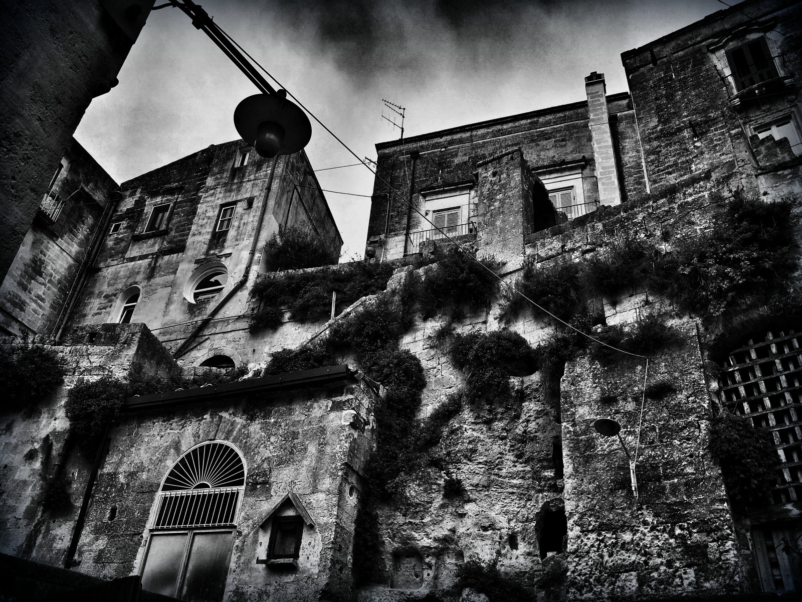 bílý, Černá, černobílý, ulice, Itálie, fotografování, Dům, zřícenina, světlo, Černý a bílý, fotografie, tma, sud, obraz, Paesaggi, biancoenero, urban area, Černý a bílý, monochromatické fotografování, dávná historie, Basilicata, Sassi, panorami, Matera, Lucania