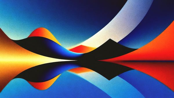abstract,3D Abstract,gradient,dark background,illustration,Blender