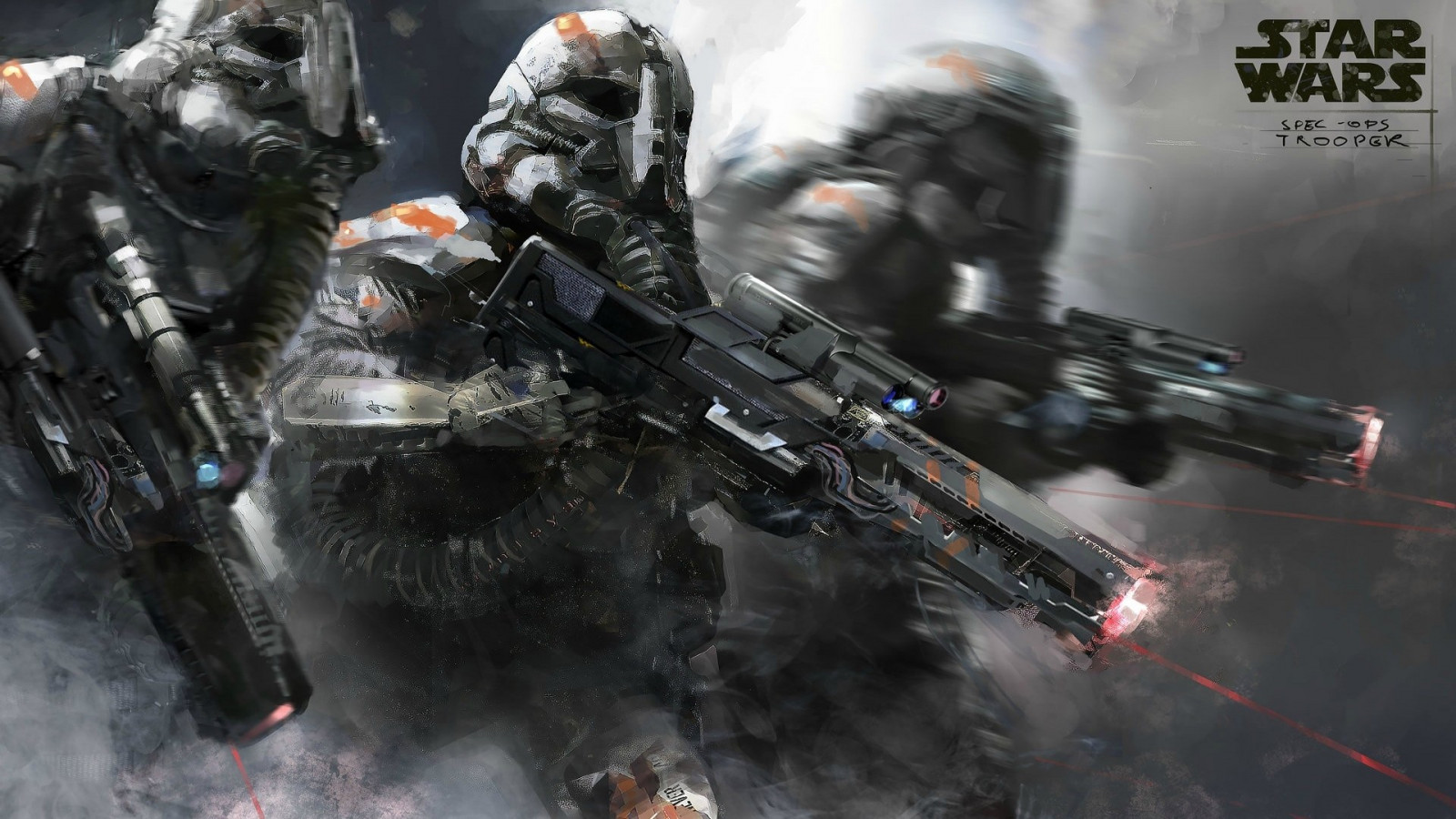 Star wars, kanon, kunstværk, film, soldat, Stormtrooper, maskine, skærmbillede, mecha, pc spil, lejesoldat