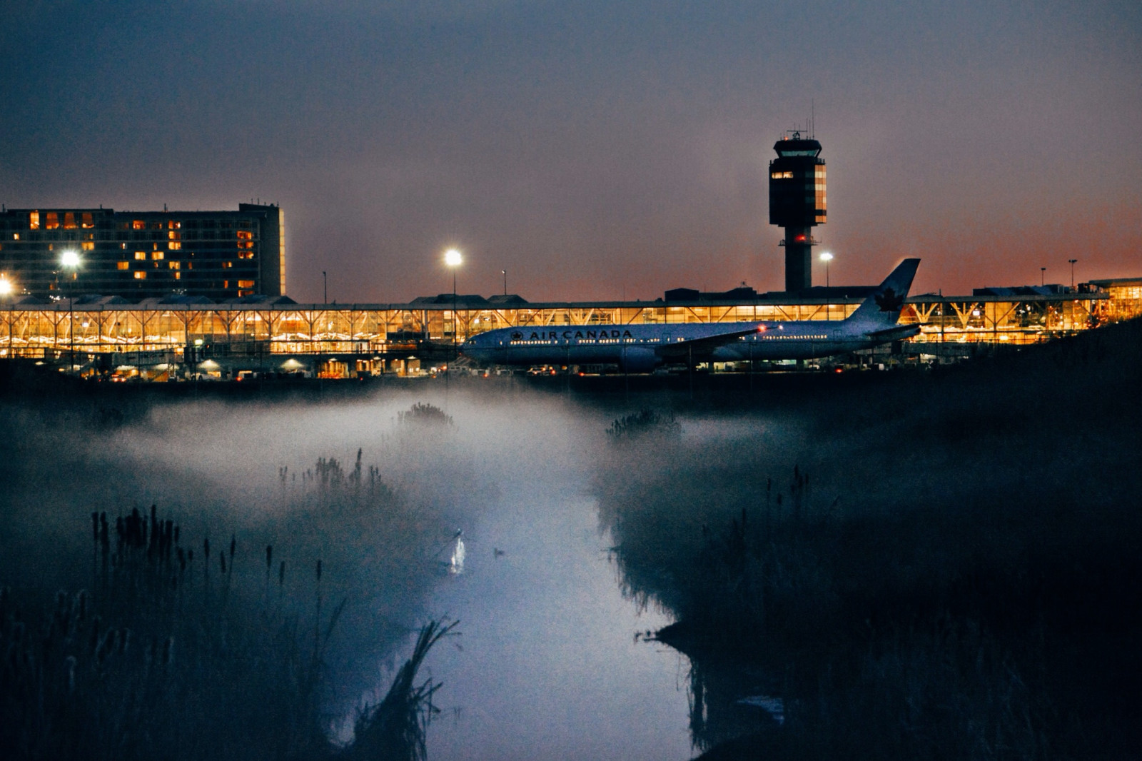 tramonto, Canada, nebbia, Vancouver, aereo, aeroporto, avanti Cristo, Pacifico, Nord Ovest, aria, Columbia, Richmond, Britannico, YVR, PNW, 604, VanCity, Alexcostin