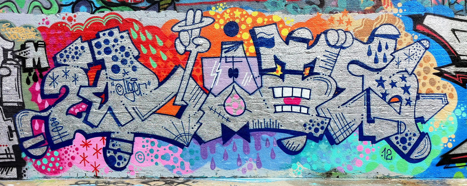 Illustration, Tiger, Graffiti, Straßenkunst, Sydney, Wandgemälde, 2012, KUNST, 2bite