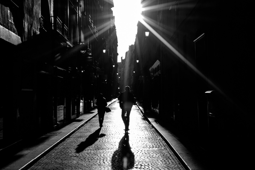 bayangan hitam, streetphoto, bintang, etoile, Paris